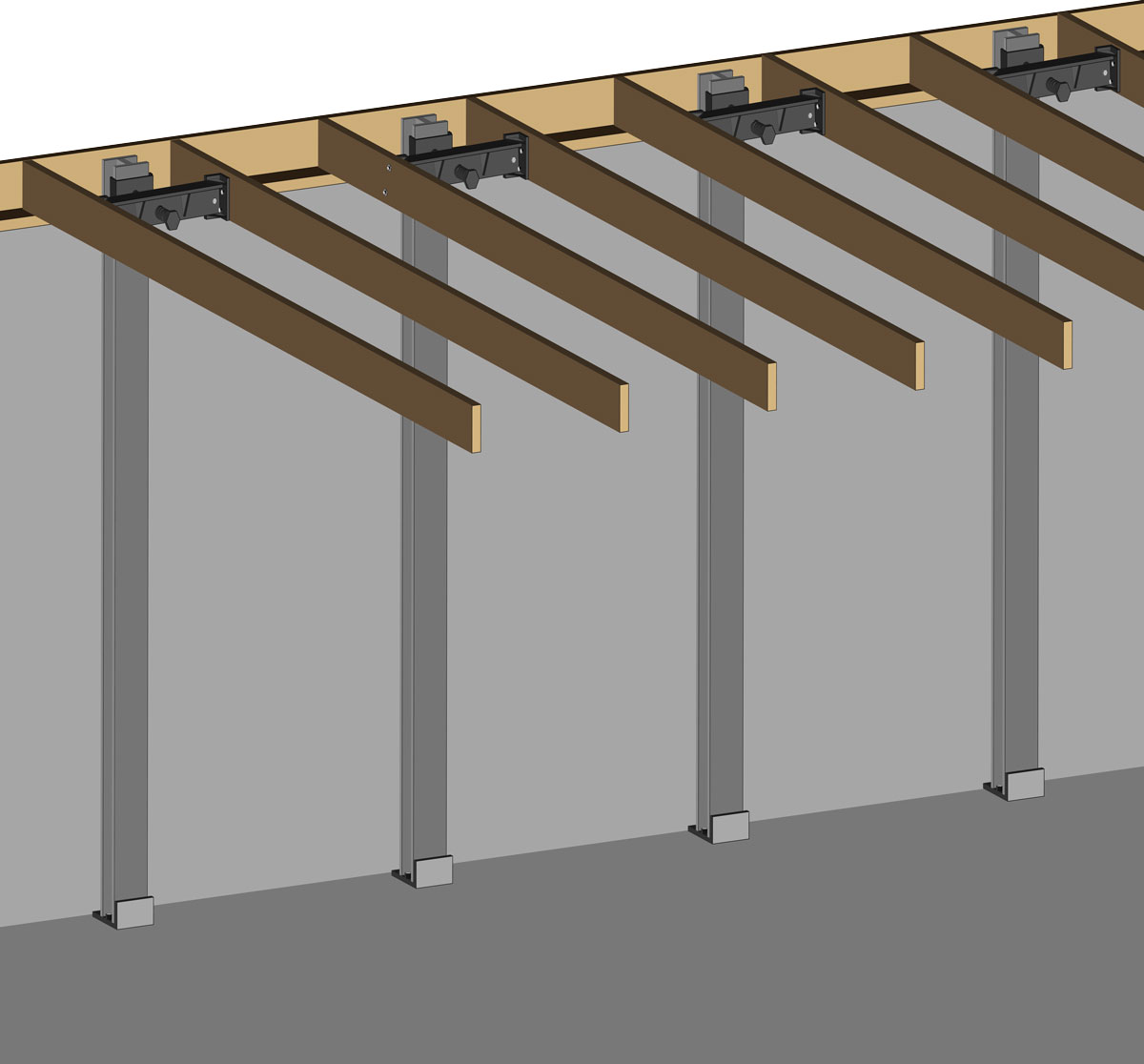 wall bracing force arrester